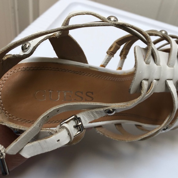 Guess Women Open Toe Cork Platform Shoes - Picture 5 of 8